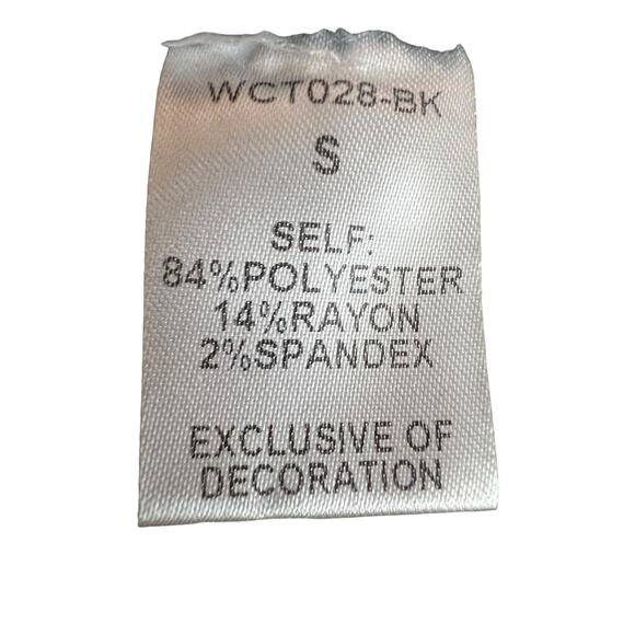 THML embroidered black dress size small Comfy Loose Boho Casual Everyday - Picture 8 of 9